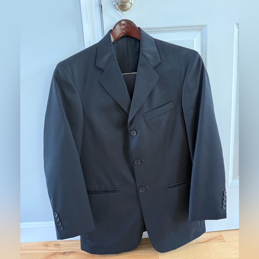 Mens Alfani black suit jacket 36S